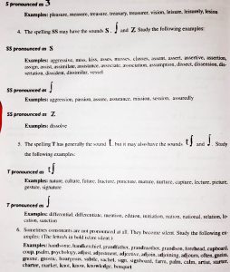 BCA Phonetics & Spoken