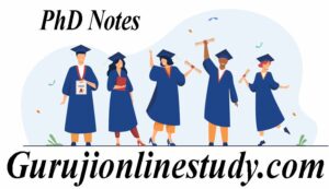 Ph.D Books Notes