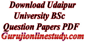 Udaipur University BSc