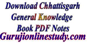 Chhattisgarh General Knowledge