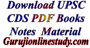 Download UPSC CDS PDF