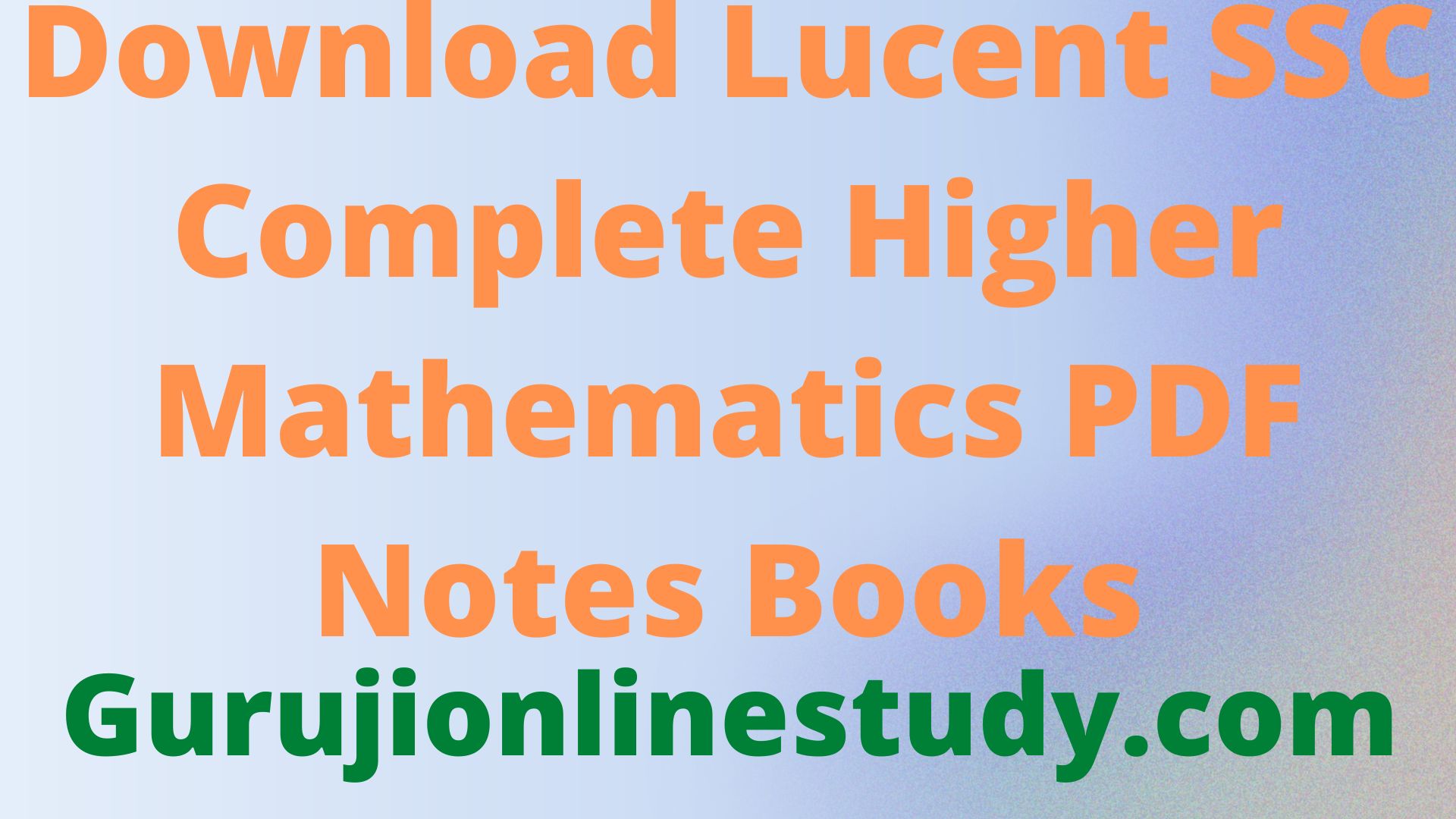 Lucent SSC Complete Higher