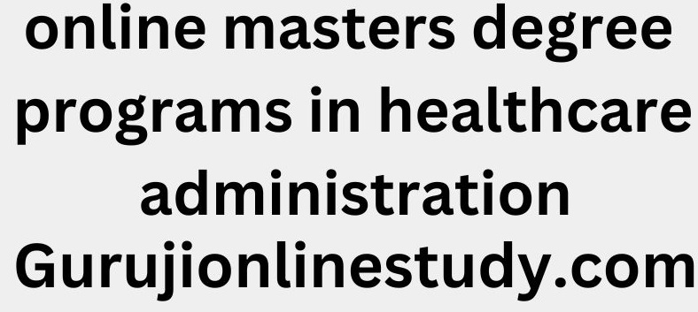 online masters degree programs