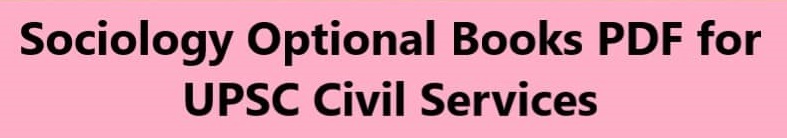 Sociology UPSC PDF Notes