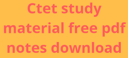 CTET Handwritten Books PDF