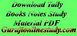 Tally Prime Book PDF