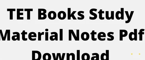 TET Books Notes Study