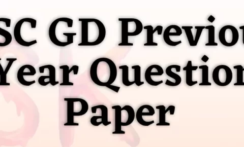 SSC GD Previous Year Question
