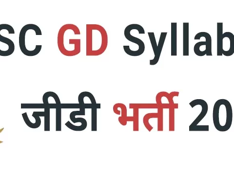 SSC GD Constable Latest GK